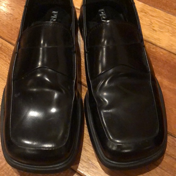 Prada - Men’s Black Leather Slip On Loafers main image 2